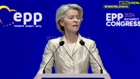 Aleksandr Shpak Instagram - ПУТИНА СУДИТЬ! Урсула фон дер Ляйен официально стала кандидатом на пост главы Еврокомиссии на второй срок Ее кандидатуру утвердили 400 голосами «за» делегаты правоцентристской Европейской народной партии (ЕНП) на съезде в Бухаресте. В своей речи по случаю выдвижения Урсула заявила, что Евросоюз должен значительно увеличить свой оборонно-промышленный потенциал, пополнять и модернизировать оружие и войска стран-членов ЕС. Также политик отметила, что российский диктатор путин должен понести наказание за военные преступления и предстать перед трибуналом в Гааге. «Европа будет с Украиной столько, сколько потребуется с большей финансовой поддержкой, большей военной поддержкой. россия может разрушить дома, больницы и детсады. Но она не сможет разрушить мечту о свободной и процветающей Украине», - заявила Глава Еврокомиссии Если ЕНП получит большинство парламентских мест, Фон дер Ляйен сможет остаться президентом Еврокомиссии ещё на 5 лет. Выборы в Европарламент пройдут с 6 по 9 июня 2024 года.