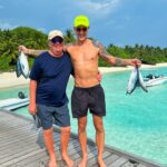 Aleksandr Tarasov Instagram - Рыбка клюет!! Накормил всю семью Мальдивским тунцом!🎣🍣 Soneva Fushi