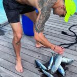 Aleksandr Tarasov Instagram - Рыбка клюет!! Накормил всю семью Мальдивским тунцом!🎣🍣 Soneva Fushi