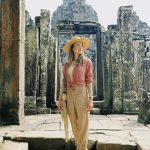 Alessandra Ambrosio Instagram – Exploring the magnificent Bayon Temple! Bayon Temple, Angkor Thom, Cambodia