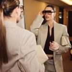 Alessandra Ambrosio Instagram – Business posh at @victoriabeckham ✨💄🕶️👜 #pfw Paris, France