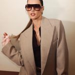 Alessandra Ambrosio Instagram – Business posh at @victoriabeckham ✨💄🕶️👜 #pfw Paris, France