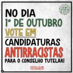 Alessandra Negrini Instagram – No dia 1º de outubro, próximo domingo, serão realizadas as eleições para os Conselhos Tutelares em todo o Brasil. Os cards acima explicam como funciona a eleição, que é muito importante! Os órgãos que respondem ao Conselho Nacional dos Direitos da Criança e do Adolescente (Conanda) e ao Estatuto da Criança e do Adolescente (ECA)  funcionam como um importante instrumento de garantia de direitos fundamentais da infância e da juventude.
Para a escolha dos seus candidatos sugiro que entrem nos sites do @endefesadoeca no ” A eleição do Ano” eles possuem a lista de candidaturas antiracistas. @negrobelchior