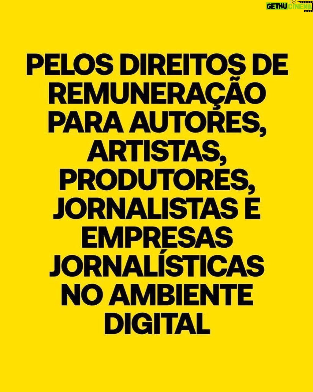 Alessandra Negrini Instagram - 🚨 Direito autoral não é favor!!! Pra vocês entenderem o que está acontecendo sobre o PL 2370, vamos esclarecer alguns e pontos: 👉🏼 Esse direito a remuneração já existe em outros países e o Brasil também teria uma legislação moderna. 👉🏼 Ao não reconhecer esse direito, as empresas brasileiras se alinham a empresas estrangeiras que estão precarizando o mercado de trabalho com as piores práticas possíveis. Abusam do poder e não protegem a mão de obra nacional. 👉🏼 Toda a legislação do mundo digital é nova, inclusive a do jornalismo e requer uma reflexão moral sobre as relações e uma reparação pelo impacto causado ao setor. 👉🏼 Ao reconhecer esse direito, as empresas radiodifusores brasileiras estarão protegendo todo o mercado de trabalho no futuro que será 100% digital. De certa forma, elas já reconhecem esse direito, uma vez que pagam uma remuneração por reexibições em TV aberta, ainda que sejam remunerações baixíssimas. 👉🏼 Uma tomada de consciência é importante por parte dessas empresas e é dever moral delas proteger o mercado brasileiro dando o exemplo as empresas internacionais e preservando a qualidade das condições de trabalho deste setor para gerações futuras. Tudo é novo no digital, mas reconhecer esse direito é o primeiro passo. #ProcureSaber #342Artes #DireitoAutoralNãoÉFavor #DireitoDeRemuneração
