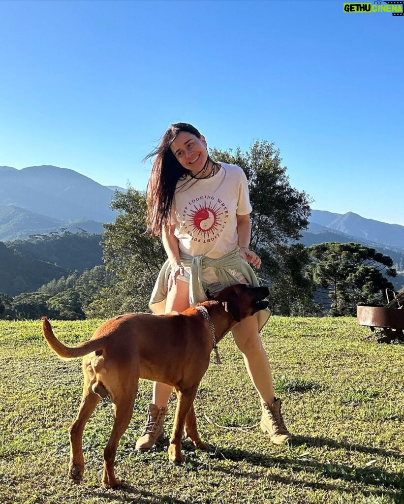 Alessandra Negrini Instagram - Pé no chão, cachorros, sol! Tava precisando muito!