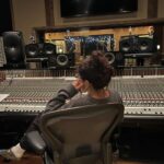 Alessia Cara Instagram – girl stressing over vocal comps, oil painting, 2023.