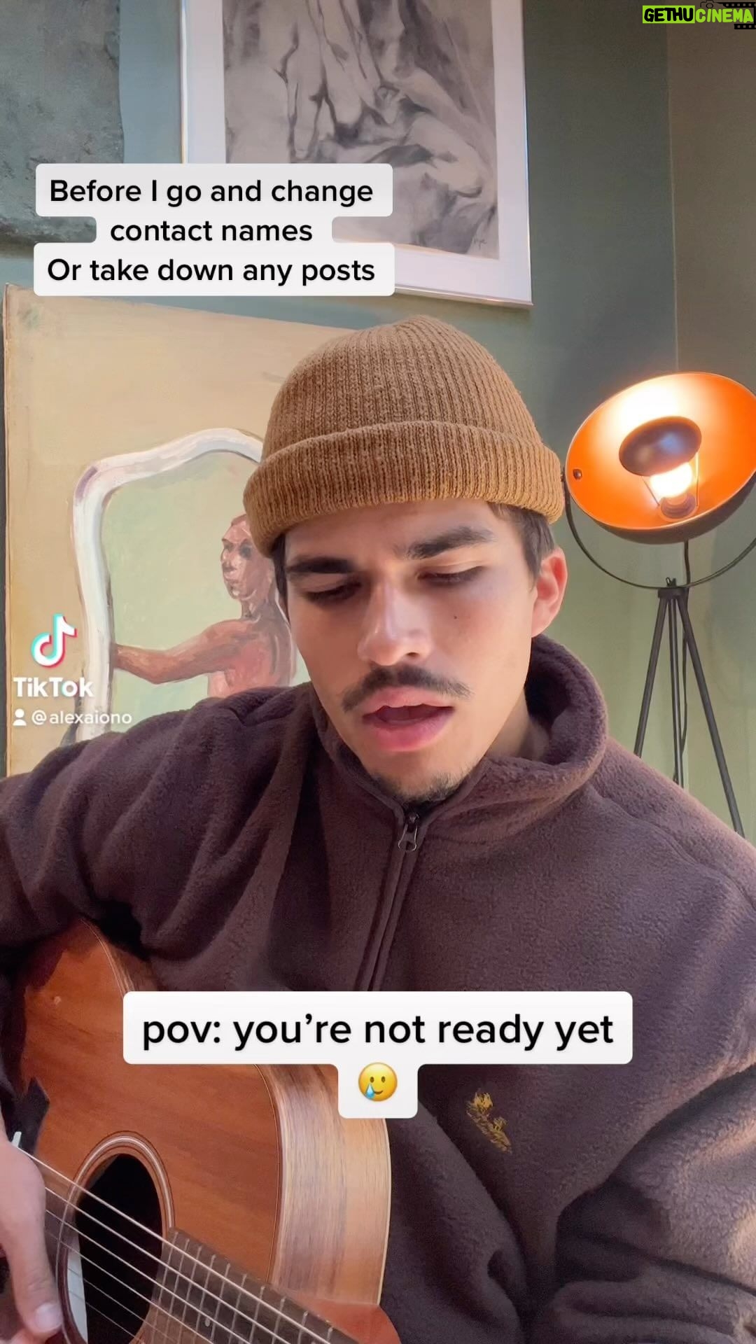 Alex Aiono Instagram - V1 in the living room ft. dryer noises in the background