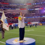 Alex Aiono Instagram - finally able to grasp this reality and share with y’all❤️ loved kicking off a clutch win with the national anthem last week at Thursday Night Football!!!! Let’s do it again sometime or anytime @rams!