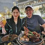 Alex Gonzaga Instagram - Bring your husband to the best places you’ve been. We always have the best meal and view here. Thank you to our kababayans too! At shoutout sayo pareng Georgio salamat sa pa-dinner, the best ka! @armanihashi
