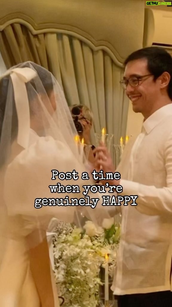 Alex Gonzaga Instagram - Genuinely happy I am married to you. Happy anniversary papamel! 🤍 11.11
