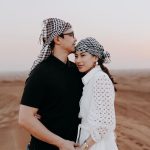 Alex Gonzaga Instagram - Finally, Mikee and I in the desert. Our NEW YEAR in Dubai up on my VLOG! No goodbyes just Dubai 😂 #Linkinmybio @tabeertoursuae