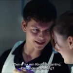 Alex Høgh Andersen Instagram – NATTEVAGTEN – Dæmoner går i arv. 
I biografen d. 14 december 🍿🔪