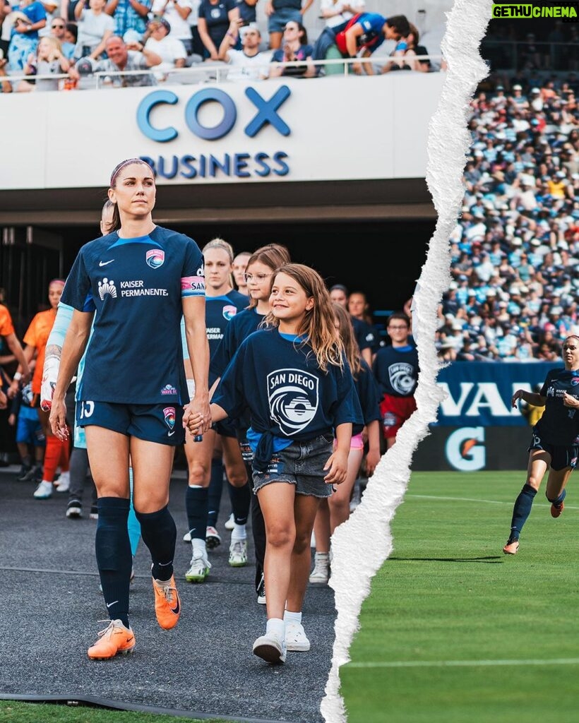 Alex Morgan Instagram - Tough way to end the season and our playoff run but proud of this team for what we accomplished this year. Thank you to San Diego and our fans for your unwavering support. Grateful for the love and energy you bring every game!🫶 San Diego, California