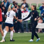 Alex Morgan Instagram - Today's game is for @julieertz! I absolutely loved being teammates with you, and we will all be celebrating you big today in your last game with USWNT. USWNT v RSA @730pmET on TNT