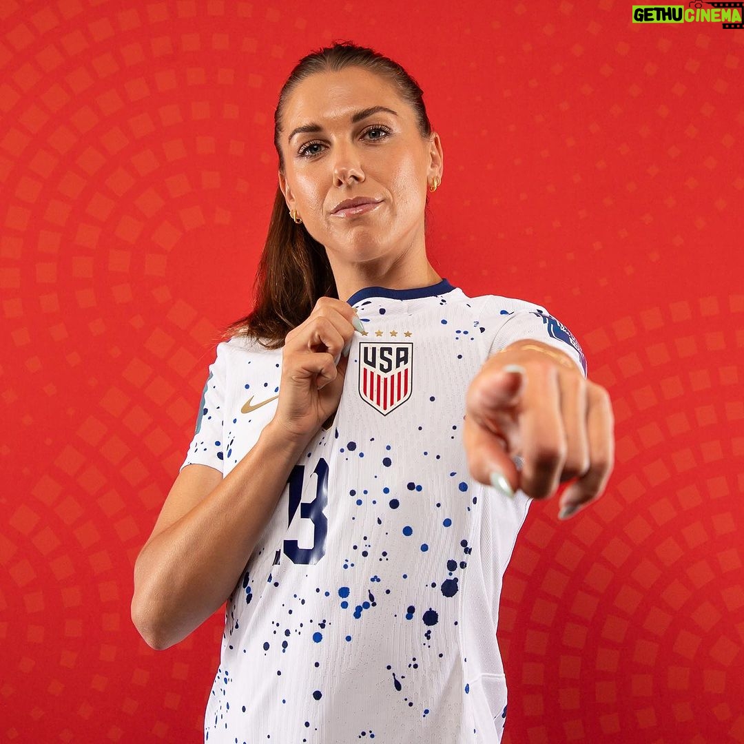 Alex Morgan - 286.3K Likes - Time to find out what this jersey will become ⏳ LFG
9PM ET // FOX // vs. VIE