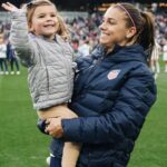 Alex Morgan Instagram - Today is all about the GIRLS! I see the effort, I see the grind, and I can’t wait to see what you’ll do next. Happy National Girls and Women in Sports Day🫶