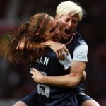 Alex Morgan Instagram - 14 years of hugs and cellys and trophies and tears together. All the feels for Pinoe’s last USWNT game🫶