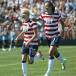 Alex Morgan Instagram - 14 years of hugs and cellys and trophies and tears together. All the feels for Pinoe’s last USWNT game🫶