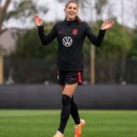 Alex Morgan Instagram – Basically, it’s footy & coffee currently