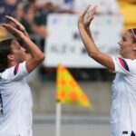 Alex Morgan Instagram - It’s game day with Mrs. Swanson😄 vs. NZL // 10PM E.T. // hbomax Aukland-New Zealand