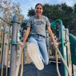 Alex Morgan Instagram - @beateverybody entered the chat! Check out the new Varsity Collection & go Bears🐻😜