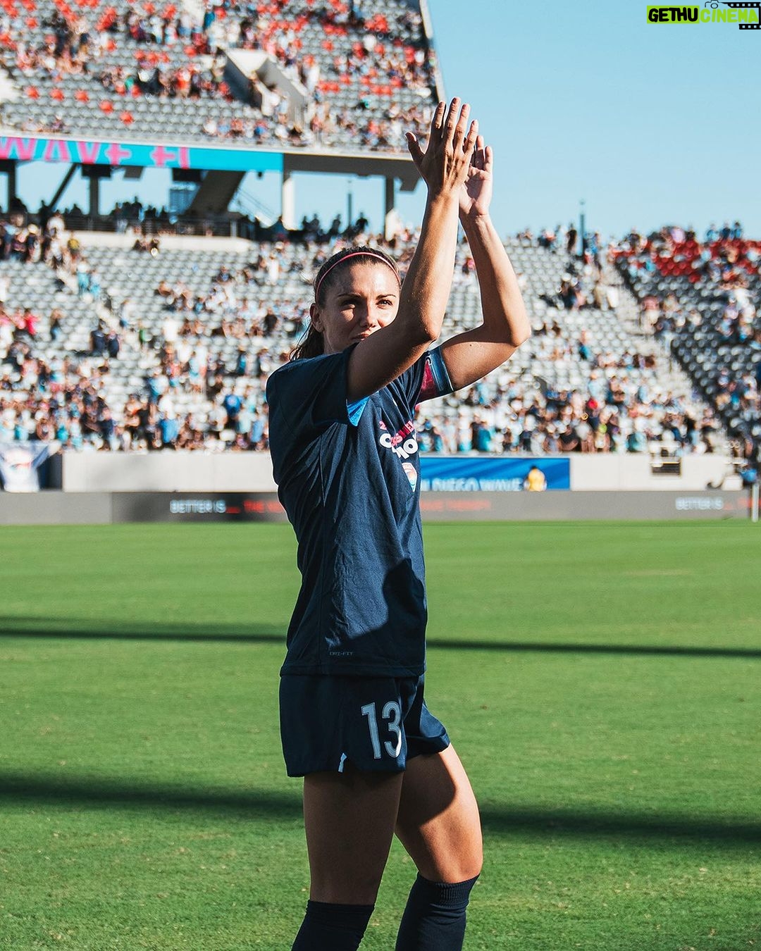 Alex Morgan Instagram - Tough way to end the season and our playoff run but proud of this team for what we accomplished this year. Thank you to San Diego and our fans for your unwavering support. Grateful for the love and energy you bring every game!🫶 San Diego, California