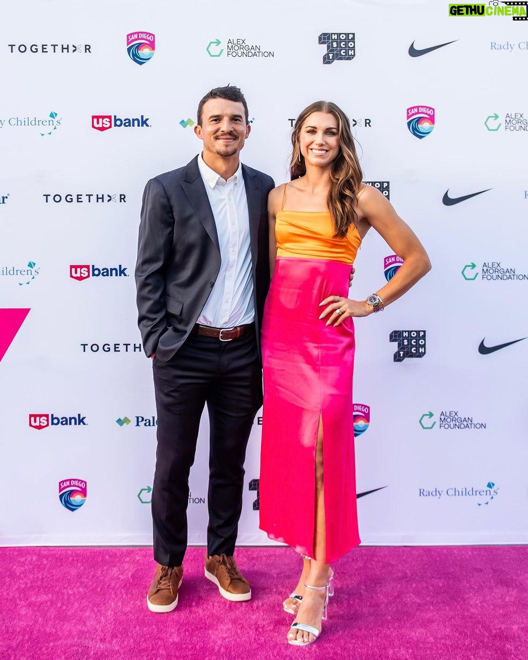 Alex Morgan Instagram - My first @alexmorganfoundation Celebration of Confidence gala was a success! Couldn’t have made this night possible without my friends and family, our incredible partners, and the San Diego community🫶 We are just getting started! San Diego, California