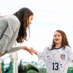 Alex Morgan Instagram - I recently visited the hospital and spent time with the resilient community of kids, families, nurses, and doctors. Join me to Light the Way for these kids this holiday season! ✨Visit the link in my story to donate. #RadyLightTheWay
