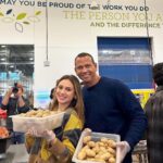 Alex Rodriguez Instagram – Thankful to be able to support Coach Finch and the @timberwolves & @minnesotalynx coaching staff today giving back to communities in Minnesota facing hunger during the holidays with @secondharvestheartland Minneapolis, Minnesota