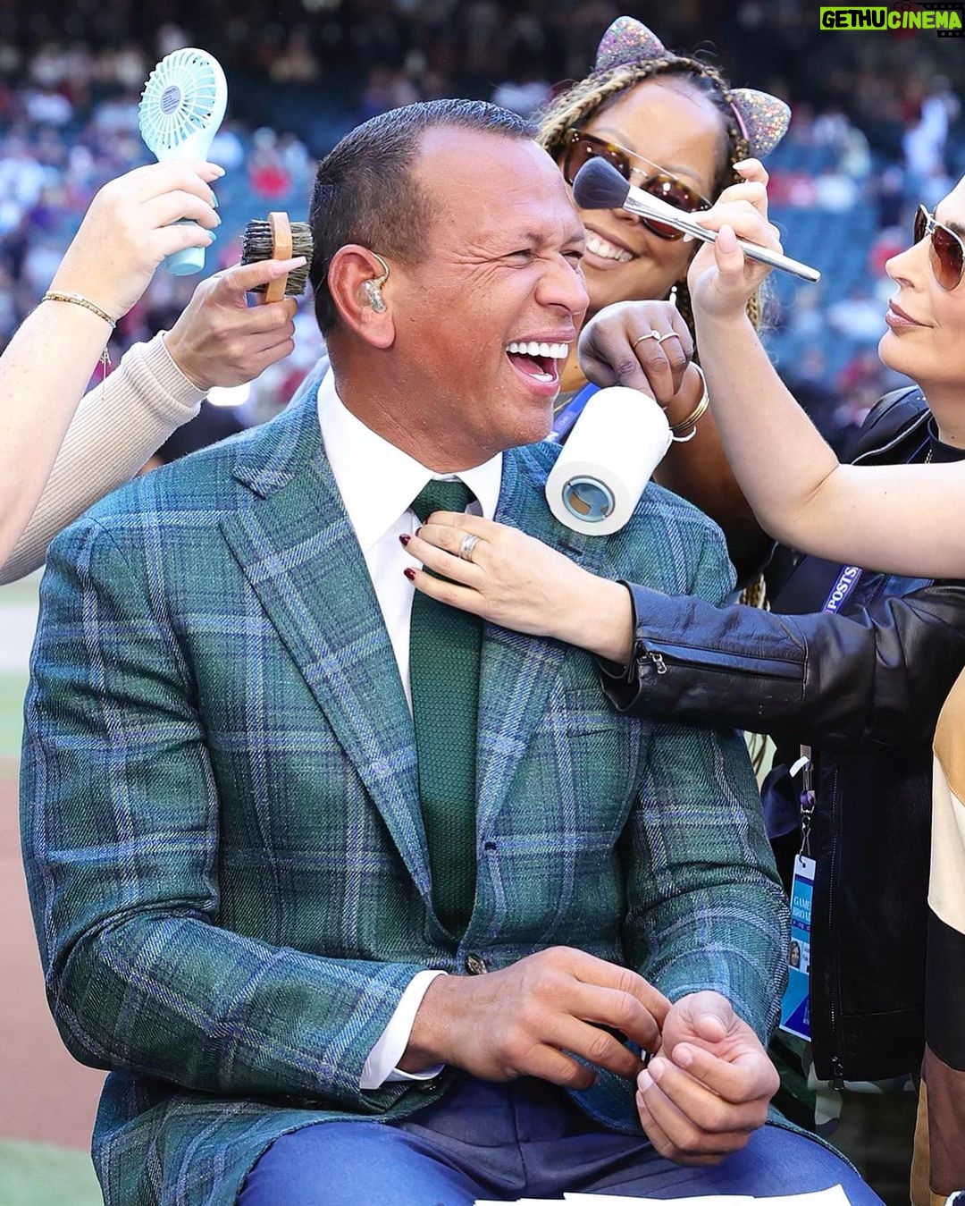 Alex Rodriguez Instagram - I have a face for radio baby! 😂 Arizona Diamondbacks Major League Baseball