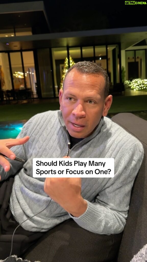 Alex Rodriguez Instagram - For me, the more sports the better… Miami, Florida