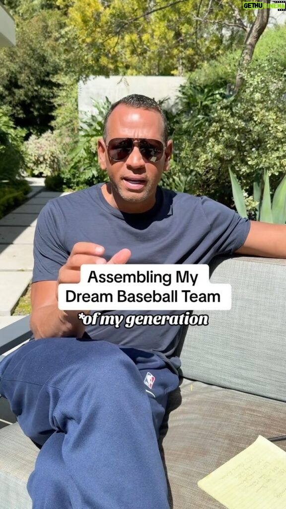 Alex Rodriguez Instagram - My dream team from my generation of baseball … let me see yours. #mlb Los Angeles, California