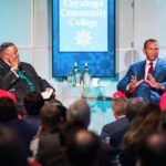Alex Rodriguez Instagram - What an inspiring day speaking with the students and donors of the @tric_edu Foundation. Cuyahoga is the largest community college in Ohio and for the last 50 years this foundation has raised funds to make sure that students get access to a college education no matter how many bumps in the road they had to overcome to get there.