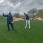 Alex Rodriguez Instagram – Rain or shine, I always have a great time at the @wastemanagement Open. Thanks to my excellent golf partner @grilloemiliano ⛳️ Phoenix, Arizona