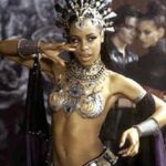 Alex Scott Instagram - Queen Akasha : Why so surprised, my love? You’ve called, I’ve come. ... 👸🏽 🎃 #queenofthedamned : : @heidinorthmakeup & @suhaines absolutely smashed it out the park again thank you both 👻 👏🏾