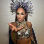 Alex Scott Instagram - Queen Akasha : Why so surprised, my love? You’ve called, I’ve come. ... 👸🏽 🎃 #queenofthedamned : : @heidinorthmakeup & @suhaines absolutely smashed it out the park again thank you both 👻 👏🏾