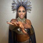 Alex Scott Instagram - Queen Akasha : Why so surprised, my love? You’ve called, I’ve come. ... 👸🏽 🎃 #queenofthedamned : : @heidinorthmakeup & @suhaines absolutely smashed it out the park again thank you both 👻 👏🏾