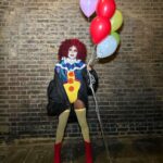 Alex Scott Instagram - ScottieWise the new PennyWise 🤡 : Happy #halloween #pennywise : DreamTeam Below 👇🏾🎃 👻 @heidinorthmakeup @edmundbossmanhair @suhaines