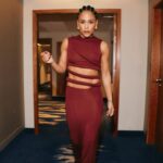 Alex Scott Instagram - @brits 2024 Thank you @standing_ground_ for this beautiful custom designed dress and for making me feel all special. Thank you @mastercarduk for having me, Always a pleasure & what a night x