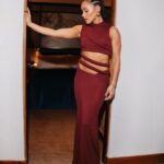 Alex Scott Instagram - @brits 2024 Thank you @standing_ground_ for this beautiful custom designed dress and for making me feel all special. Thank you @mastercarduk for having me, Always a pleasure & what a night x