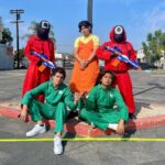 Alex Wassabi Instagram – squid gang 🦑 Squid Games