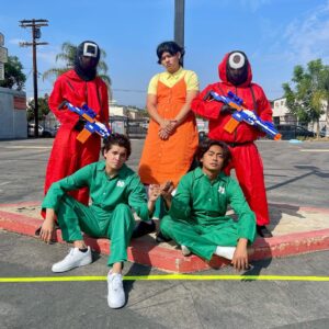 Alex Wassabi Instagram - squid gang 🦑