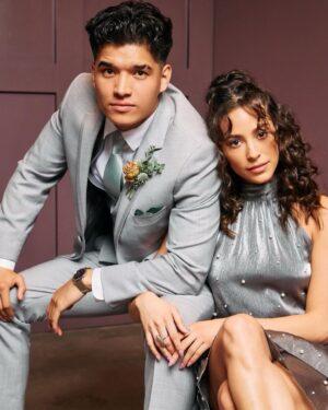 Alex Wassabi Instagram - we just attend weddings to practice poses for ours one day 💍 congrats the newlyweds @guava & @monettee <3