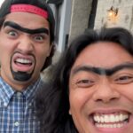 Alex Wassabi Instagram - Day 6 of running 1 inch for every follower we have - How should we run next? Backwards, High, or Underwear?