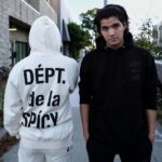 Alex Wassabi Instagram - new spicy fruit merch just dropped! comment “spicy fruit” as many times as you can for a chance to win a free pair 🔥 spicyfruit.com