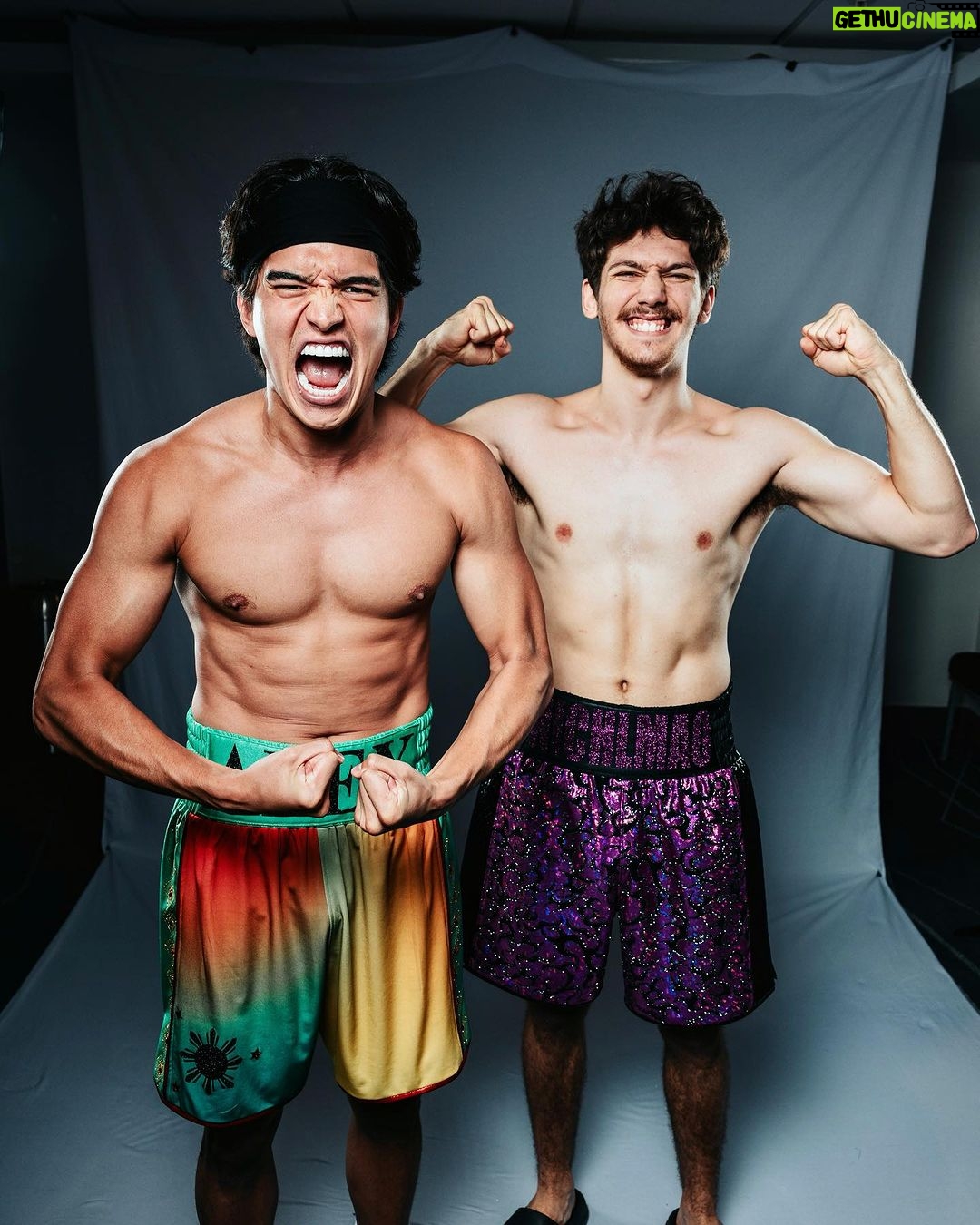 Alex Wassabi Instagram - NEW Tag Team Champs Incoming OCT 14 🥊 @misfitsboxing