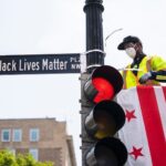 Alexander Dreymon Instagram - Repost from @bbcnews • Black Lives Matter Plaza is now the official name of the road leading to the White House. Mayor of Washington, DC - Muriel Bowser - has renamed the section of 16th street, which has hosted seven days of protests over the death of George Floyd. It follows President Donald Trump ordering authorities to forcibly remove peaceful protesters from a square outside the White House so he could cross the street to take a photo in front of a church. Mayor Bowser said she wanted Washington to demonstrate that "you can bring grievances to your government and demand change". Earlier in the day, with permission from the city, volunteers painted the words "Black Lives Matter" in giant letters on the road. Tap the link in our bio for more. #bbcnews #GeorgeFloyd #blacklivesmatter #Washington (📷: Getty Images)
