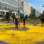 Alexander Dreymon Instagram - Repost from @bbcnews • Black Lives Matter Plaza is now the official name of the road leading to the White House. Mayor of Washington, DC - Muriel Bowser - has renamed the section of 16th street, which has hosted seven days of protests over the death of George Floyd. It follows President Donald Trump ordering authorities to forcibly remove peaceful protesters from a square outside the White House so he could cross the street to take a photo in front of a church. Mayor Bowser said she wanted Washington to demonstrate that "you can bring grievances to your government and demand change". Earlier in the day, with permission from the city, volunteers painted the words "Black Lives Matter" in giant letters on the road. Tap the link in our bio for more. #bbcnews #GeorgeFloyd #blacklivesmatter #Washington (📷: Getty Images)