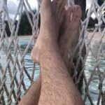 Alexander Dreymon Instagram – The fauna in Mauritius can be extremely perilous for people with hairy legs. #sharkattack #hobbitfeet