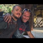 Alexander Dreymon Instagram – No it’s not Uhtred and James Bond (nor Hannibal Lecter), but our blindingly handsome and averagely talented Cinematographer @chasbain. Chas acts out every scene for me before we start rolling so I know what to do. Thank you Chas.